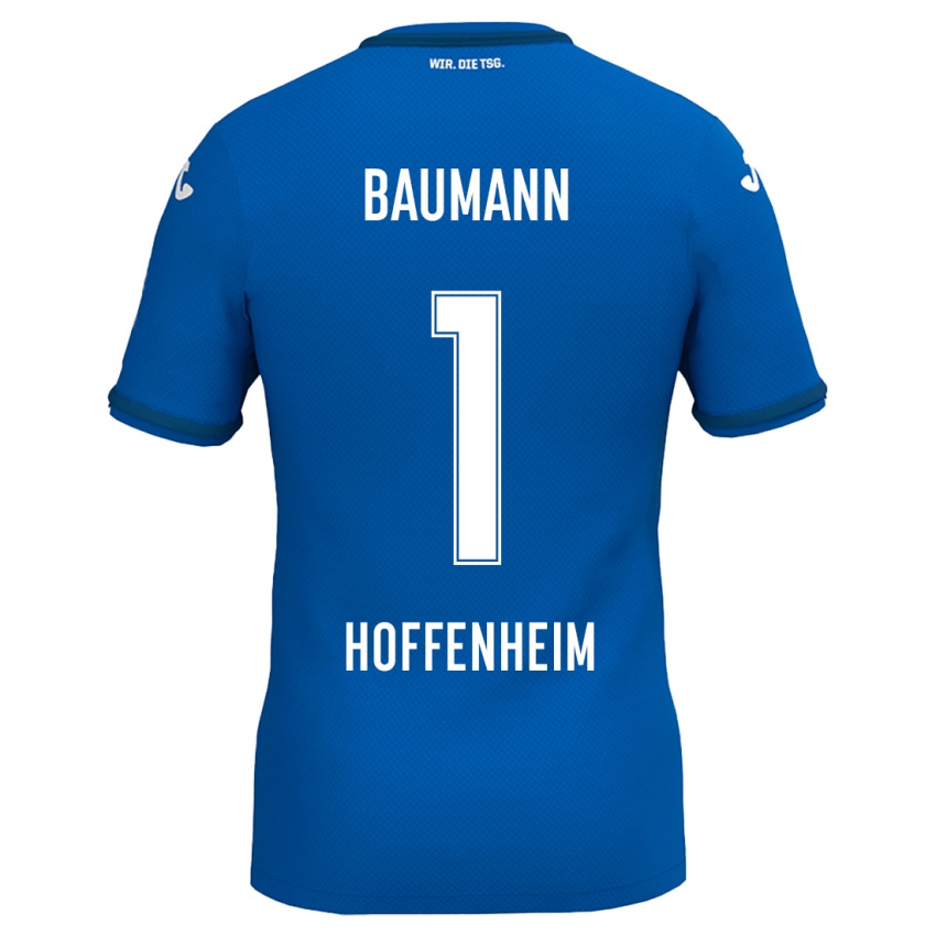 Niño Camiseta Oliver Baumann #1 Azul Real 1ª Equipación 2024/25 La Camisa Argentina