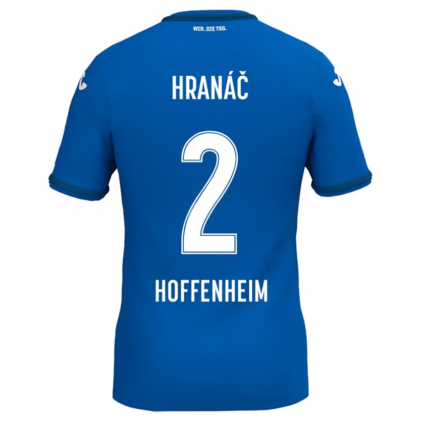 Niño Camiseta Robin Hranac #2 Azul Real 1ª Equipación 2024/25 La Camisa Argentina