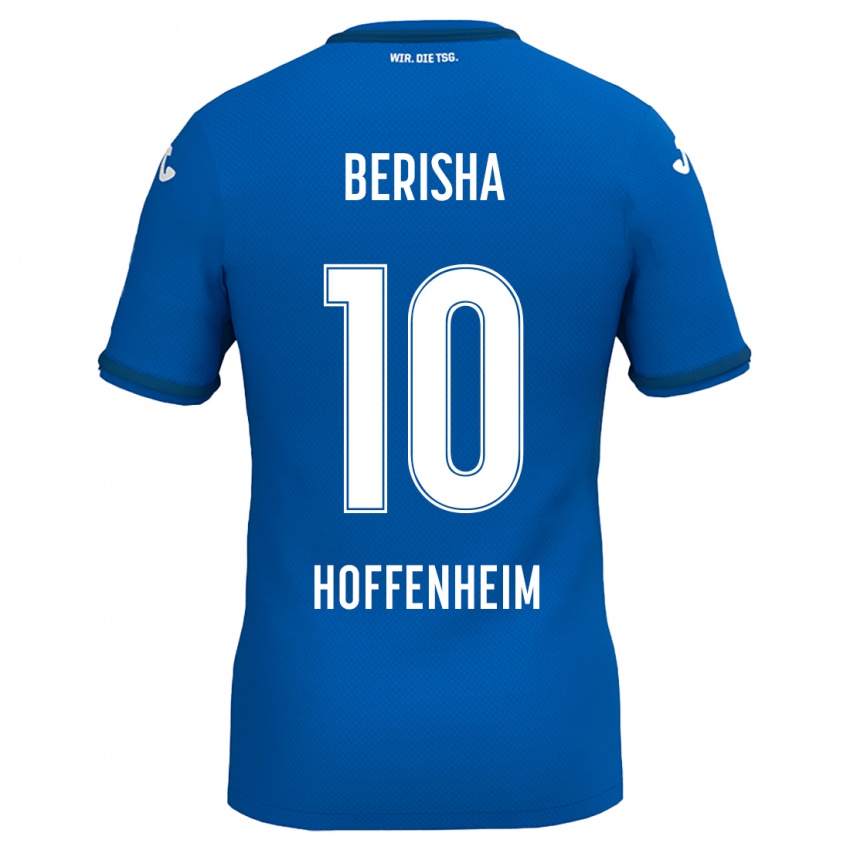 Niño Camiseta Mergim Berisha #10 Azul Real 1ª Equipación 2024/25 La Camisa Argentina