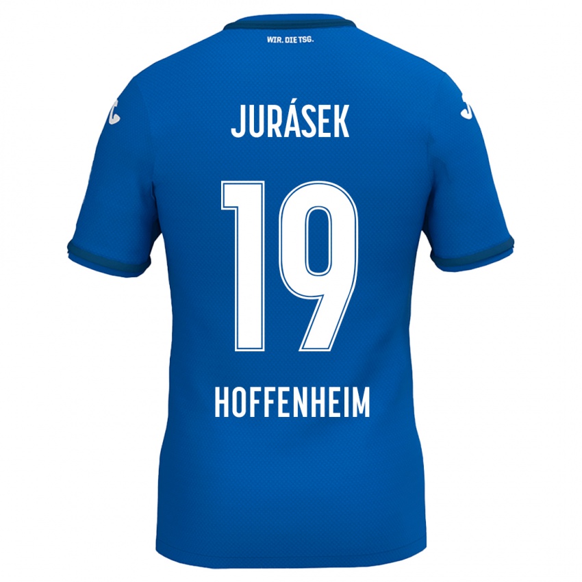 Niño Camiseta David Jurásek #19 Azul Real 1ª Equipación 2024/25 La Camisa Argentina