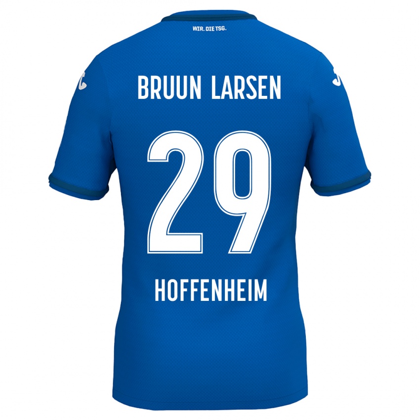 Niño Camiseta Jacob Bruun Larsen #29 Azul Real 1ª Equipación 2024/25 La Camisa Argentina