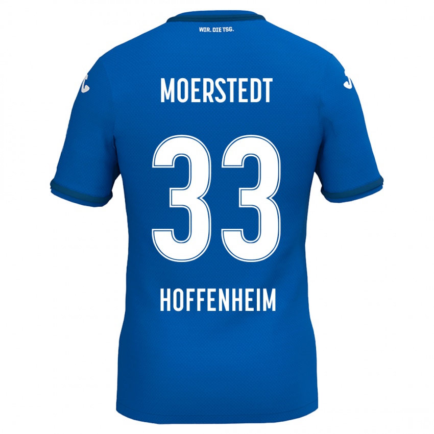 Niño Camiseta Max Moerstedt #33 Azul Real 1ª Equipación 2024/25 La Camisa Argentina