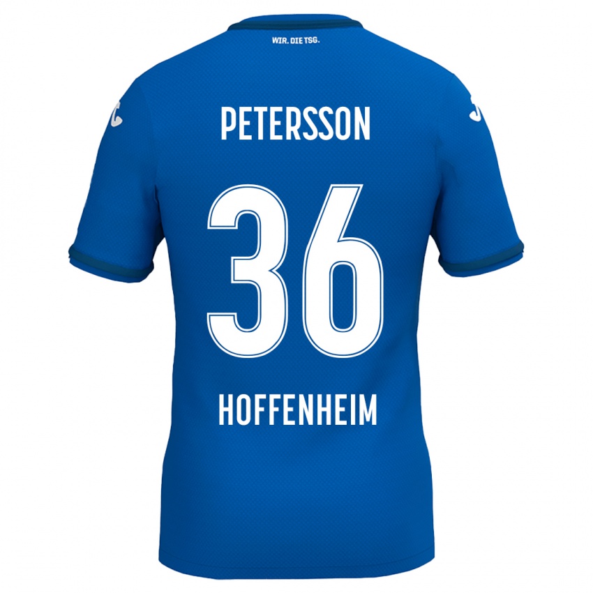 Niño Camiseta Lúkas Petersson #36 Azul Real 1ª Equipación 2024/25 La Camisa Argentina