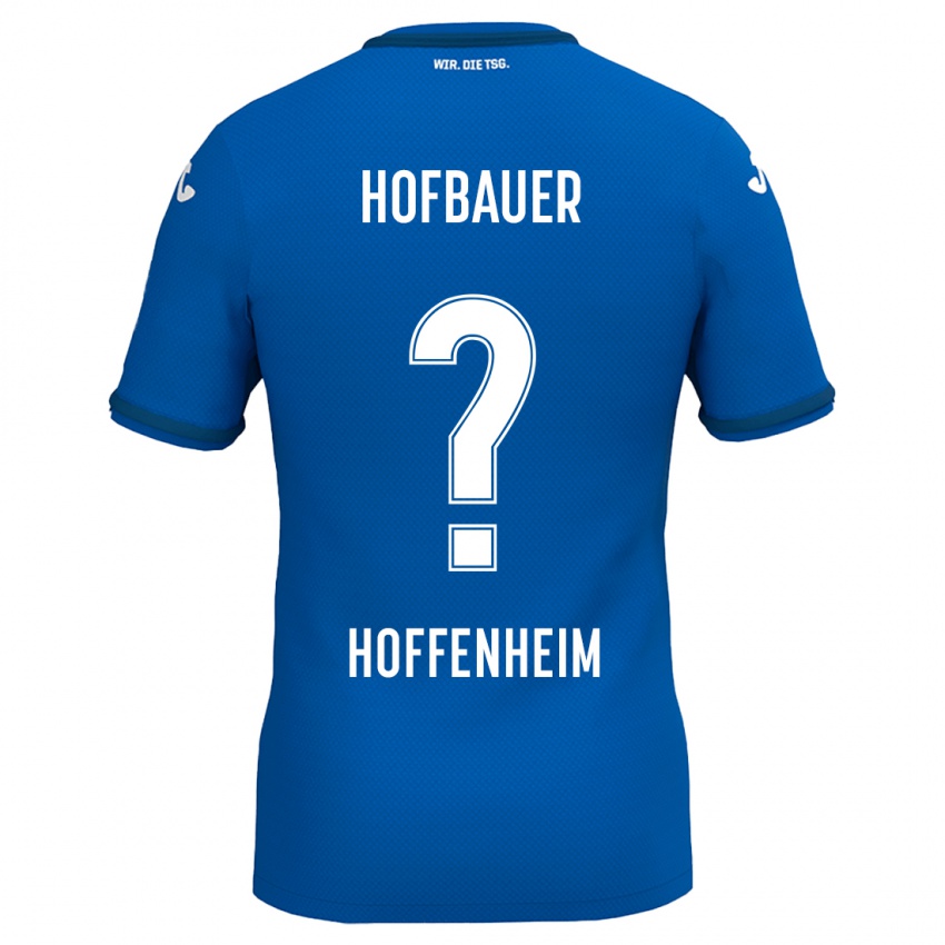 Niño Camiseta Anton Hofbauer #0 Azul Real 1ª Equipación 2024/25 La Camisa Argentina