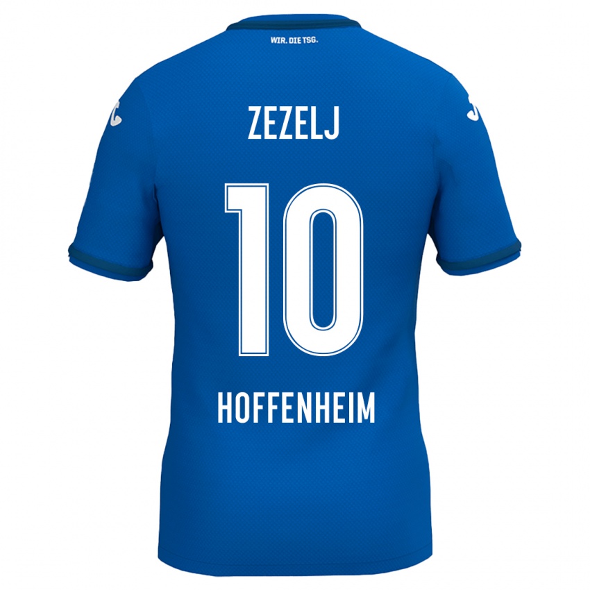 Niño Camiseta Neno Zezelj #10 Azul Real 1ª Equipación 2024/25 La Camisa Argentina