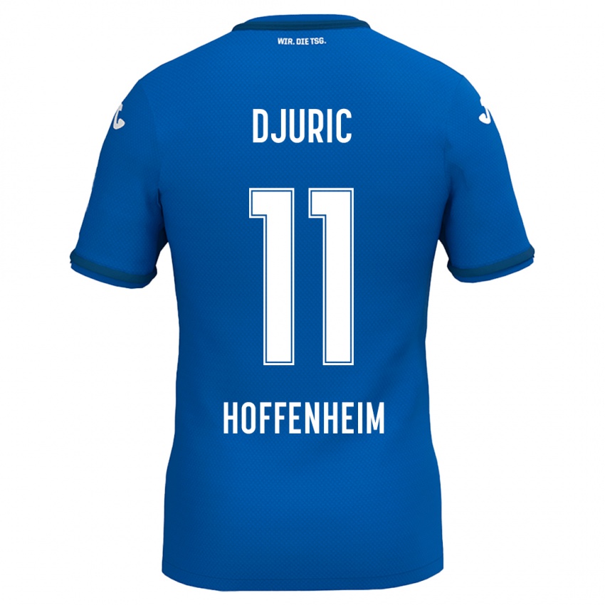 Niño Camiseta Luka Djuric #11 Azul Real 1ª Equipación 2024/25 La Camisa Argentina