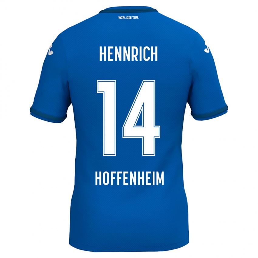 Niño Camiseta Paul Hennrich #14 Azul Real 1ª Equipación 2024/25 La Camisa Argentina