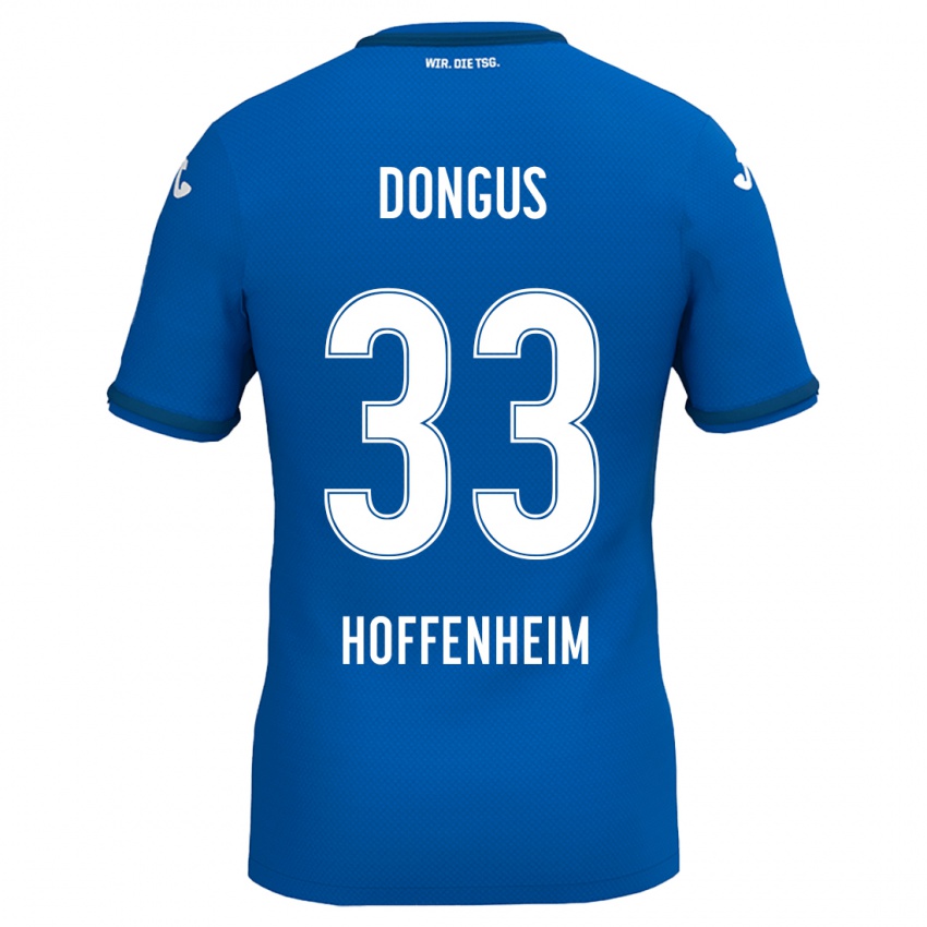 Niño Camiseta Fabienne Dongus #33 Azul Real 1ª Equipación 2024/25 La Camisa Argentina