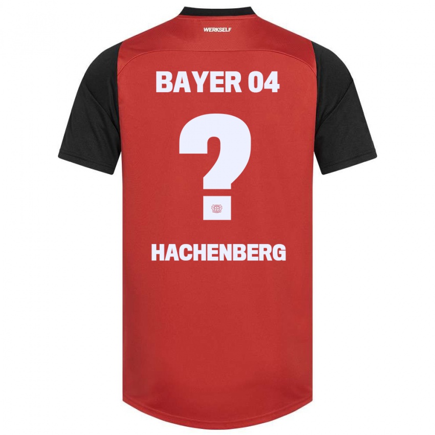 Niño Camiseta Merlin Hachenberg #0 Rojo Negro 1ª Equipación 2024/25 La Camisa Argentina