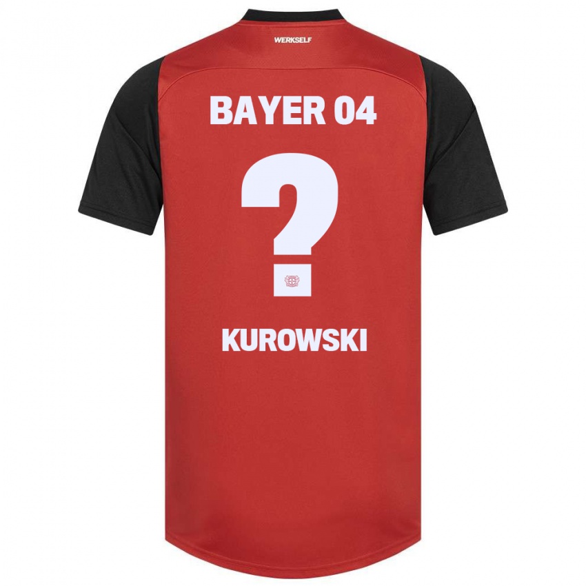 Niño Camiseta Julien Kurowski #0 Rojo Negro 1ª Equipación 2024/25 La Camisa Argentina