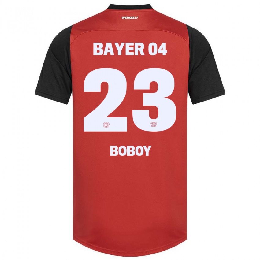 Niño Camiseta Delice Boboy #23 Rojo Negro 1ª Equipación 2024/25 La Camisa Argentina