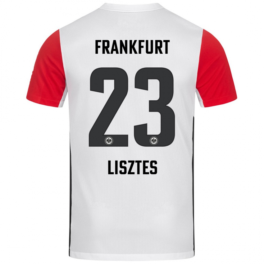 Niño Camiseta Krisztián Lisztes #23 Blanco Rojo 1ª Equipación 2024/25 La Camisa Argentina