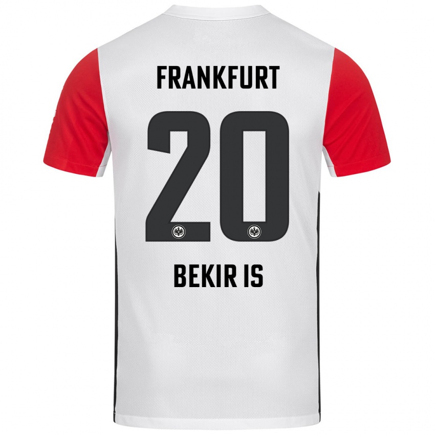 Niño Camiseta Eba Bekir Is #20 Blanco Rojo 1ª Equipación 2024/25 La Camisa Argentina