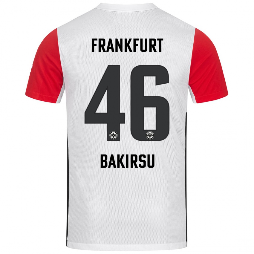 Niño Camiseta Hüseyin Bakirsu #46 Blanco Rojo 1ª Equipación 2024/25 La Camisa Argentina