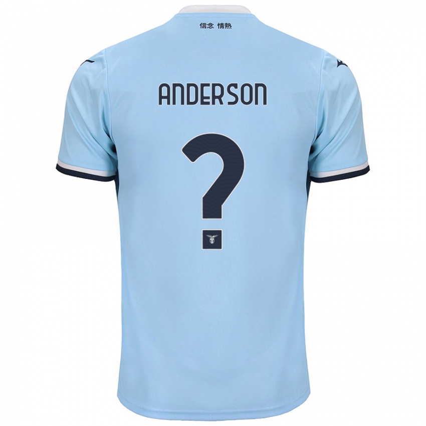 Niño Camiseta André Anderson #0 Azul 1ª Equipación 2024/25 La Camisa Argentina