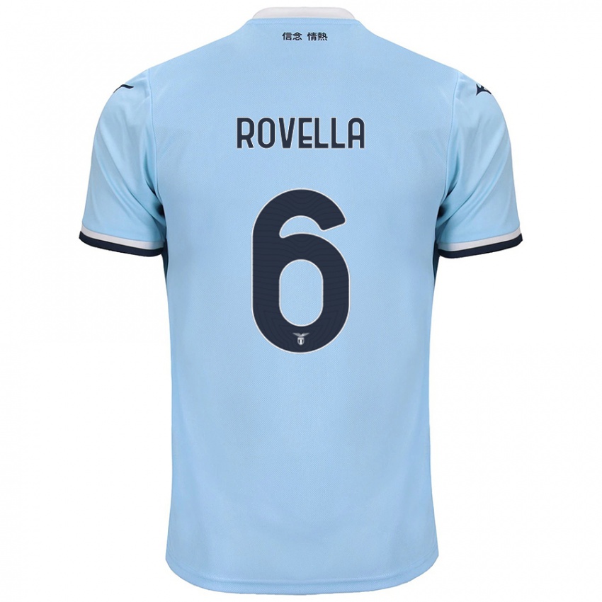 Niño Camiseta Nicolo Rovella #6 Azul 1ª Equipación 2024/25 La Camisa Argentina