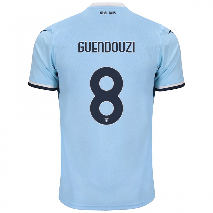 Niño Camiseta Matteo Guendouzi #8 Azul 1ª Equipación 2024/25 La Camisa Argentina