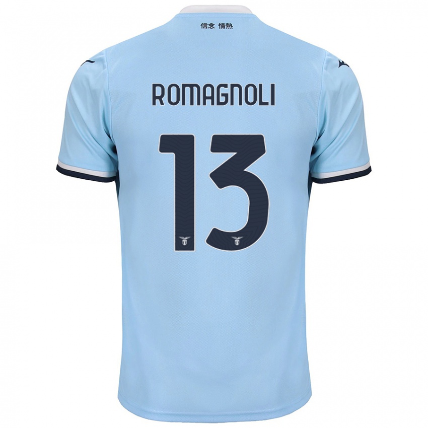 Niño Camiseta Alessio Romagnoli #13 Azul 1ª Equipación 2024/25 La Camisa Argentina