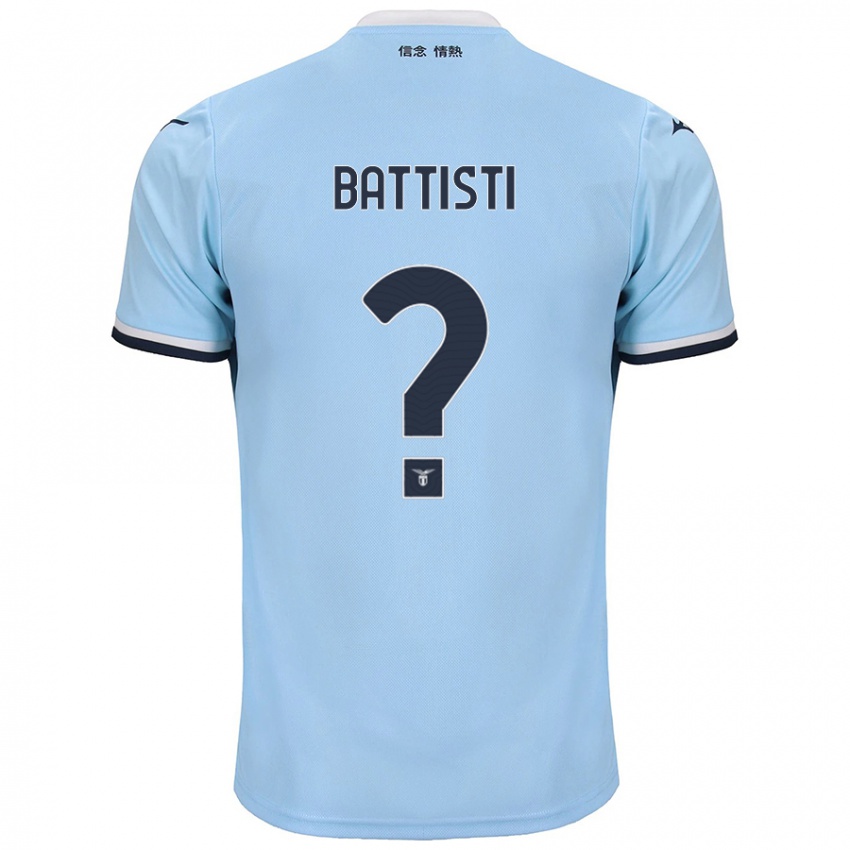 Niño Camiseta Valerio Battisti #0 Azul 1ª Equipación 2024/25 La Camisa Argentina