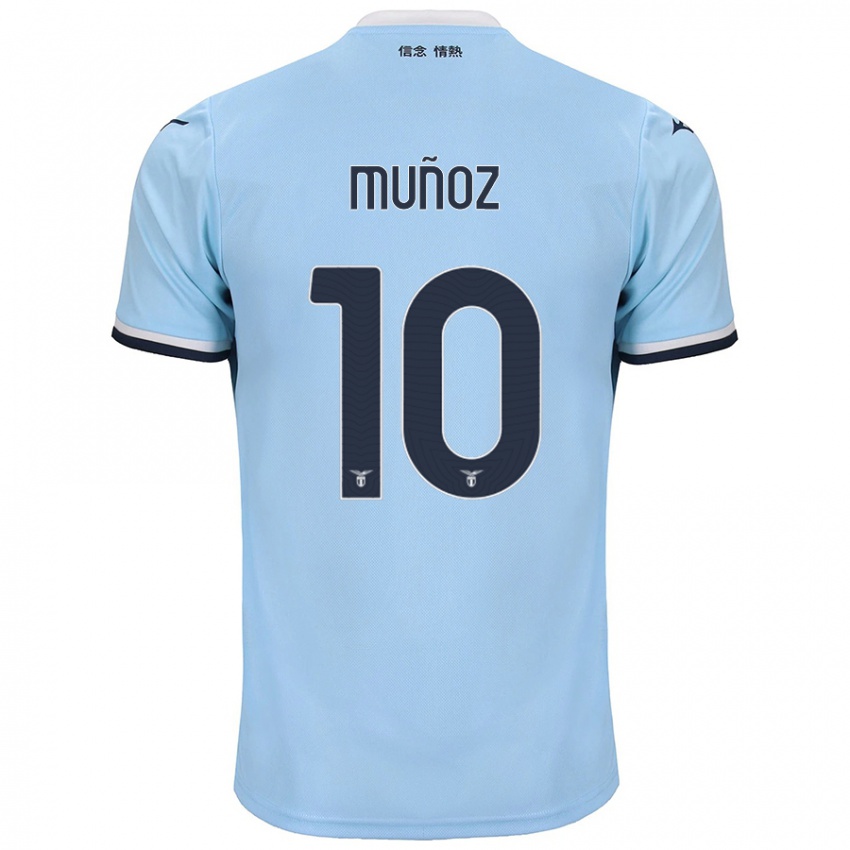 Niño Camiseta Cristo Muñoz #10 Azul 1ª Equipación 2024/25 La Camisa Argentina