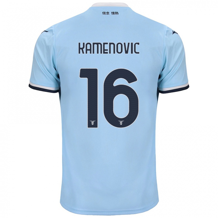 Niño Camiseta Dimitrije Kamenović #16 Azul 1ª Equipación 2024/25 La Camisa Argentina