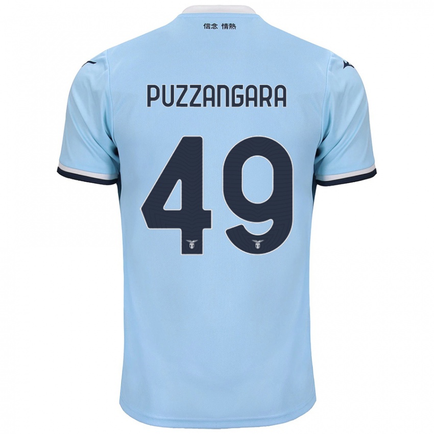 Niño Camiseta Angelo Antonio Puzzangara #49 Azul 1ª Equipación 2024/25 La Camisa Argentina