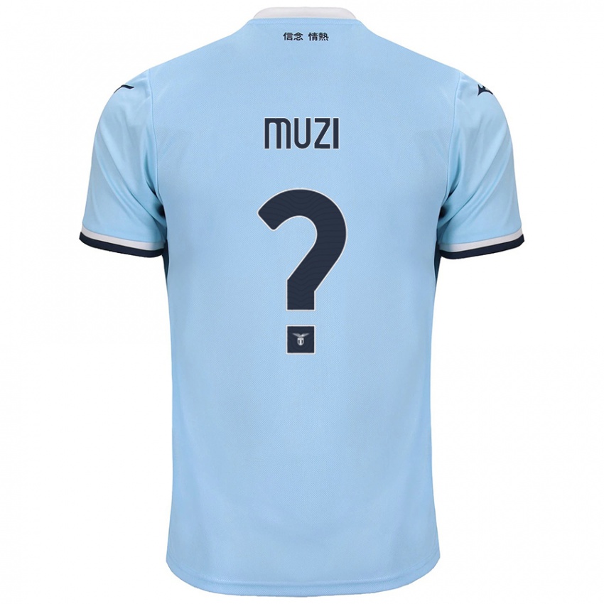 Niño Camiseta Pietro Muzi #0 Azul 1ª Equipación 2024/25 La Camisa Argentina