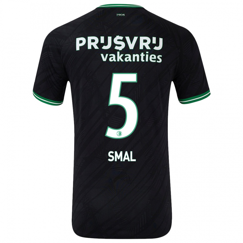 Niño Camiseta Gijs Smal #5 Negro Verde 2ª Equipación 2024/25 La Camisa Argentina