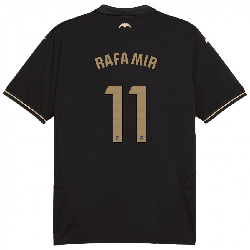 Niño Camiseta Rafa Mir #11 Negro 2ª Equipación 2024/25 La Camisa Argentina