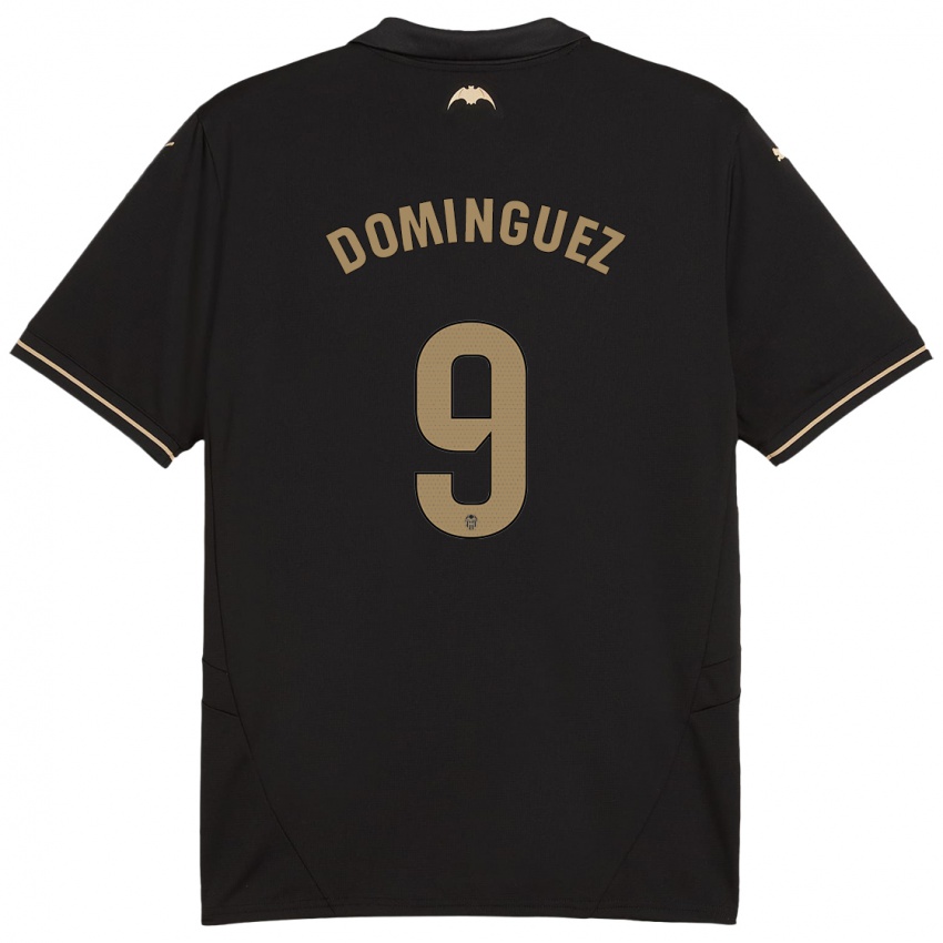 Niño Camiseta Mario Dominguez #9 Negro 2ª Equipación 2024/25 La Camisa Argentina