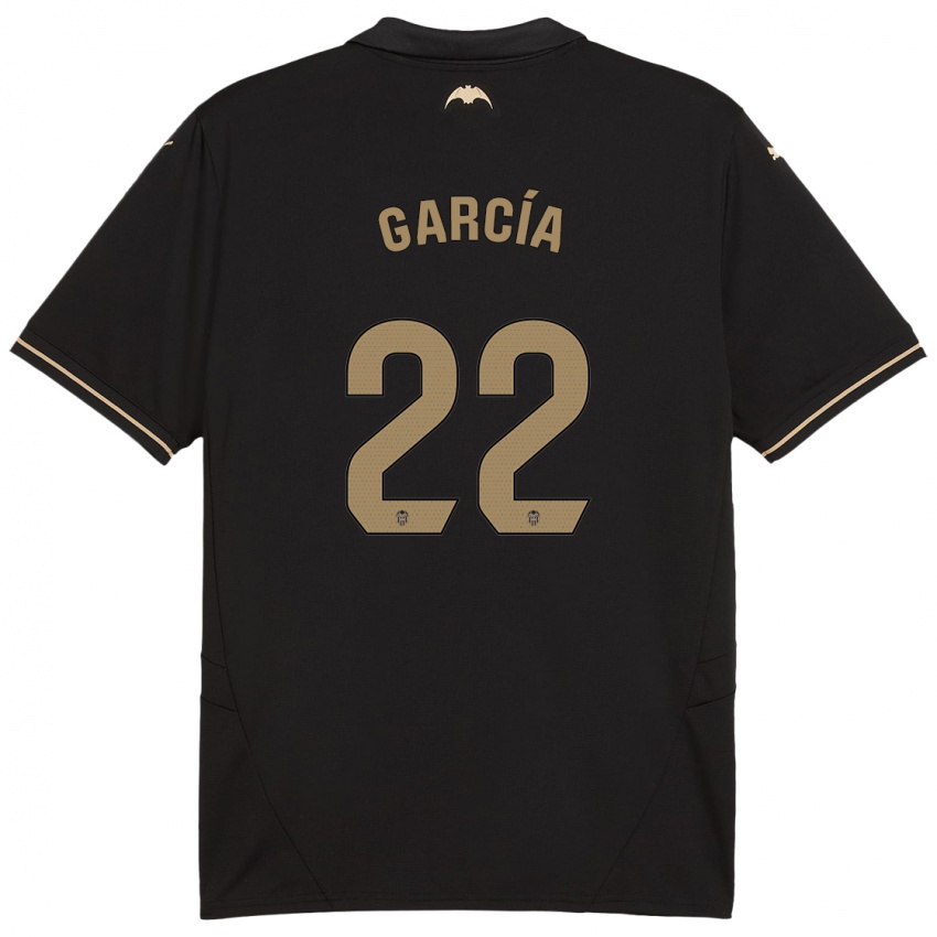 Niño Camiseta Azael García #22 Negro 2ª Equipación 2024/25 La Camisa Argentina