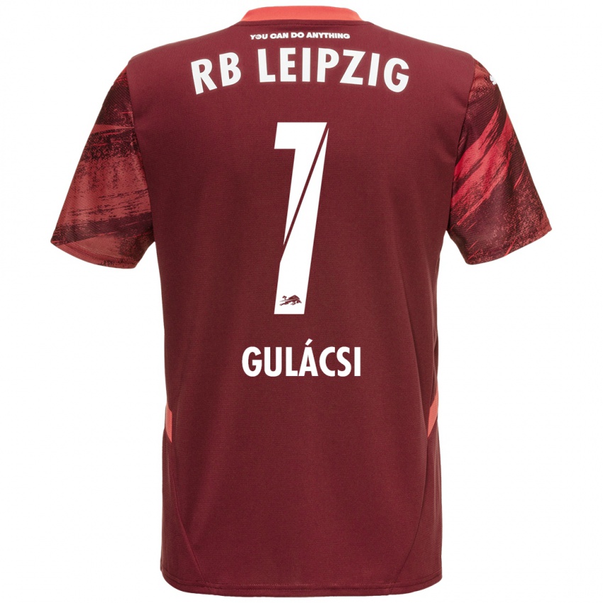 Niño Camiseta Peter Gulacsi #1 Borgoña 2ª Equipación 2024/25 La Camisa Argentina