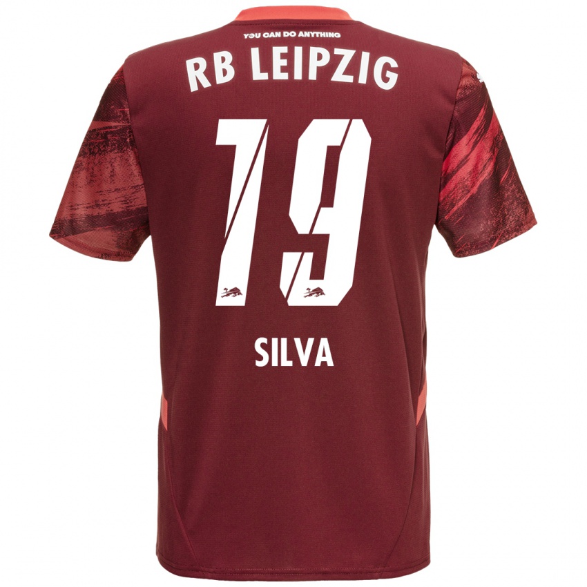 Niño Camiseta Andre Silva #19 Borgoña 2ª Equipación 2024/25 La Camisa Argentina