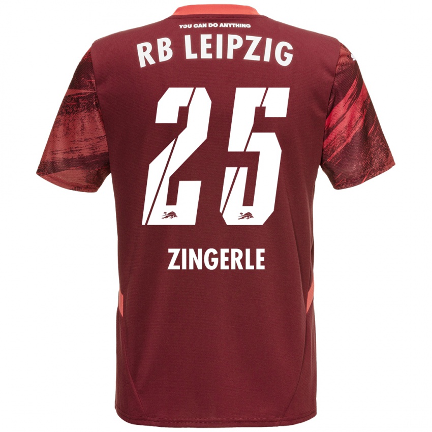 Niño Camiseta Leopold Zingerle #25 Borgoña 2ª Equipación 2024/25 La Camisa Argentina