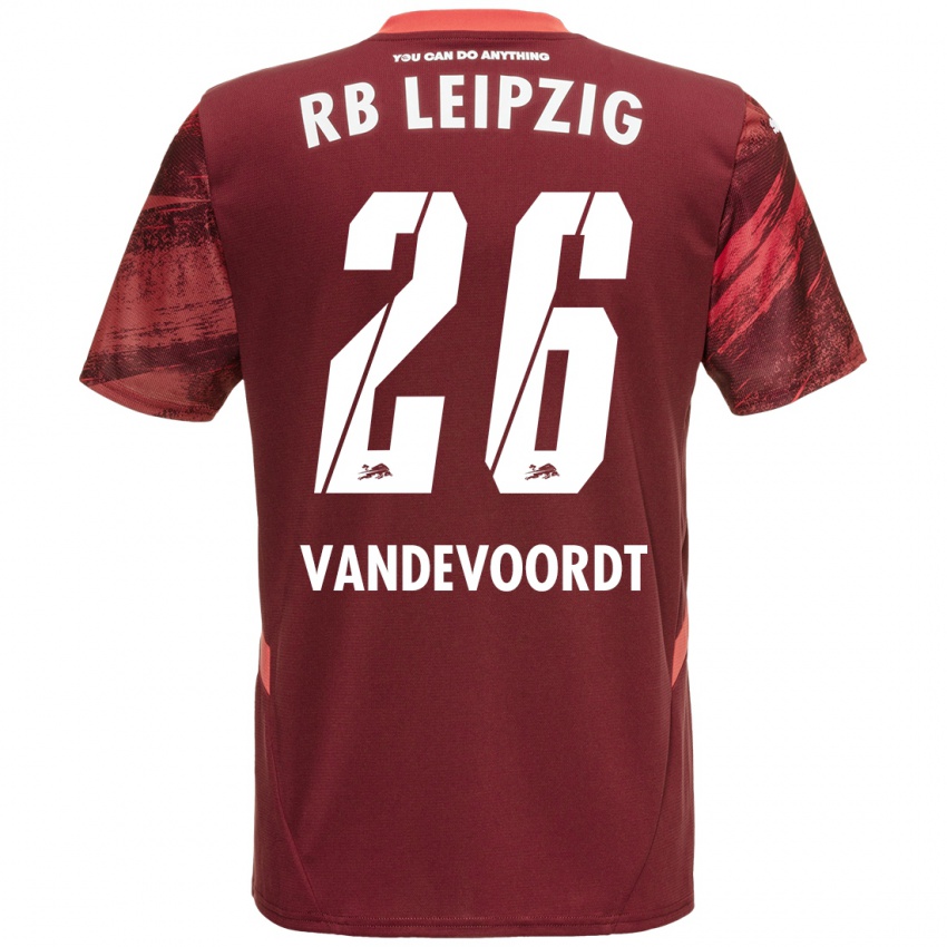 Niño Camiseta Maarten Vandevoordt #26 Borgoña 2ª Equipación 2024/25 La Camisa Argentina