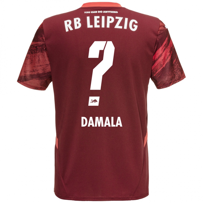 Niño Camiseta Bilal Damala #0 Borgoña 2ª Equipación 2024/25 La Camisa Argentina