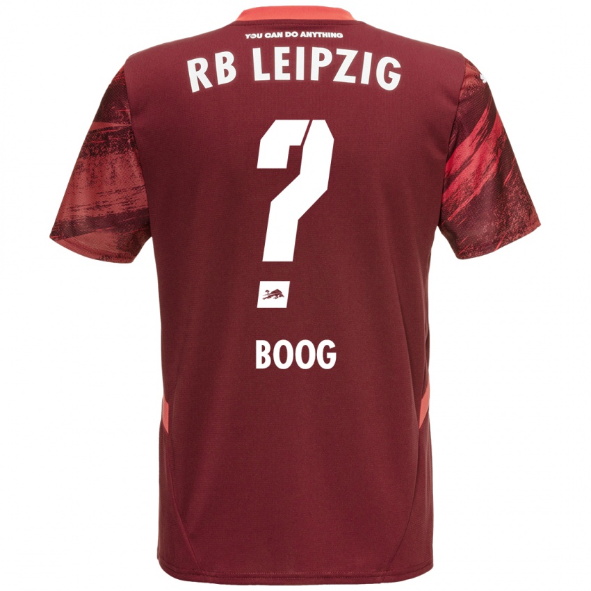 Niño Camiseta Miguel Boog #0 Borgoña 2ª Equipación 2024/25 La Camisa Argentina