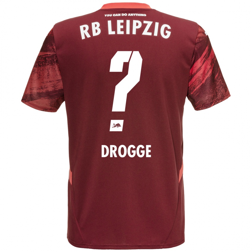 Niño Camiseta Lennert Drogge #0 Borgoña 2ª Equipación 2024/25 La Camisa Argentina