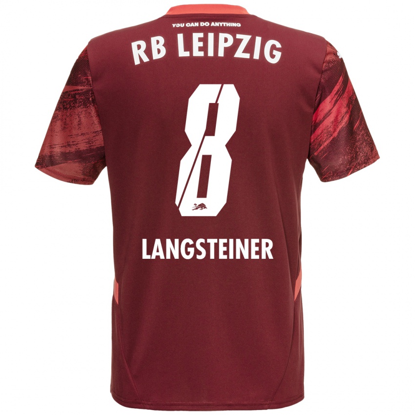 Niño Camiseta Toni Langsteiner #8 Borgoña 2ª Equipación 2024/25 La Camisa Argentina