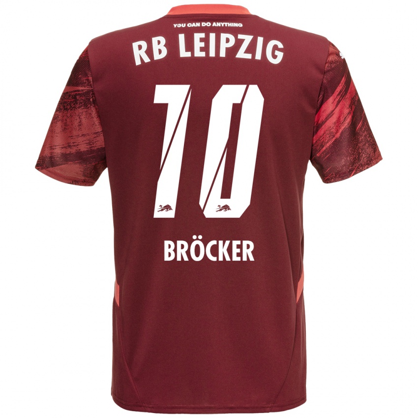 Niño Camiseta Mads Bröcker #10 Borgoña 2ª Equipación 2024/25 La Camisa Argentina