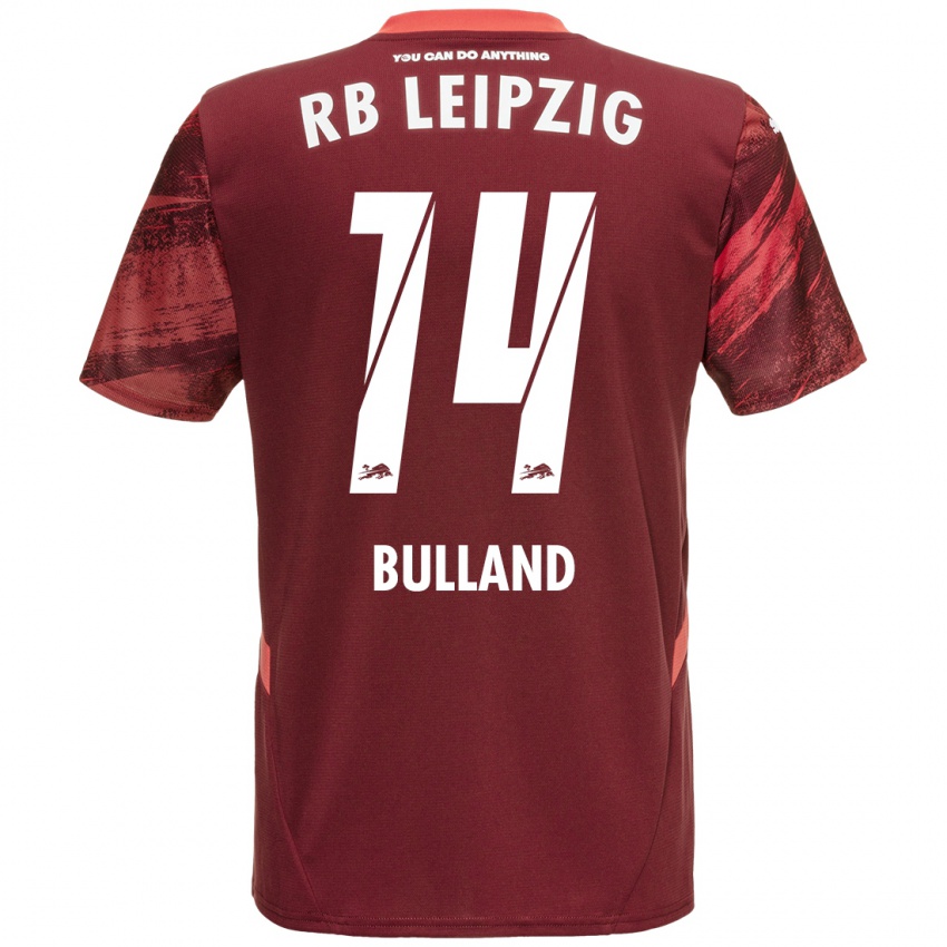 Niño Camiseta Anton Bulland #14 Borgoña 2ª Equipación 2024/25 La Camisa Argentina