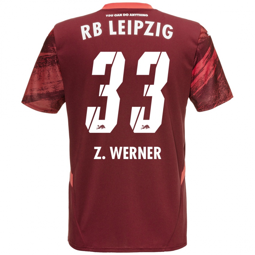 Niño Camiseta Zoé Werner #33 Borgoña 2ª Equipación 2024/25 La Camisa Argentina