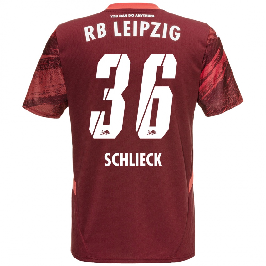 Niño Camiseta Timo Schlieck #36 Borgoña 2ª Equipación 2024/25 La Camisa Argentina