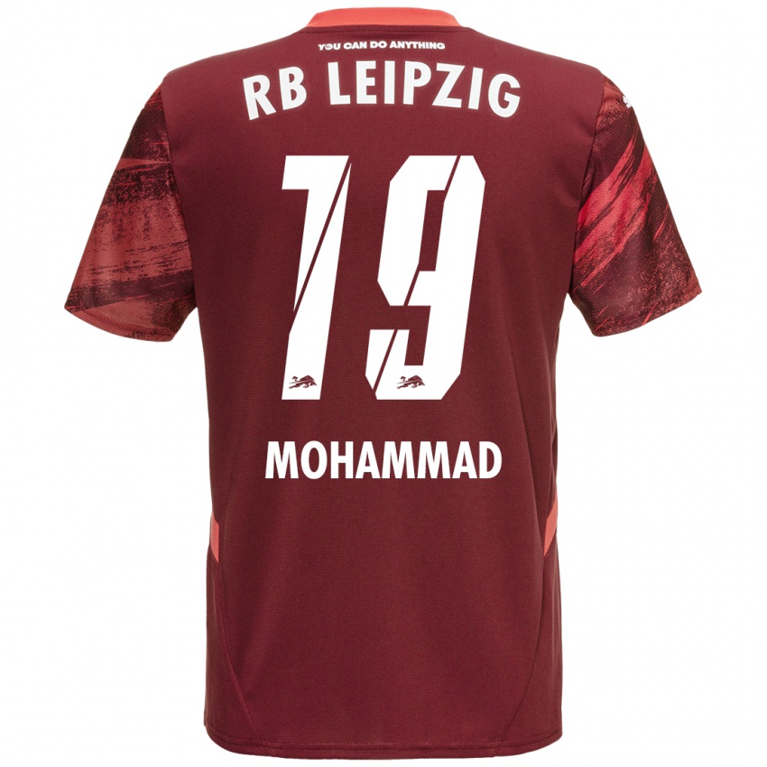 Niño Camiseta Sammy Mohammad #19 Borgoña 2ª Equipación 2024/25 La Camisa Argentina