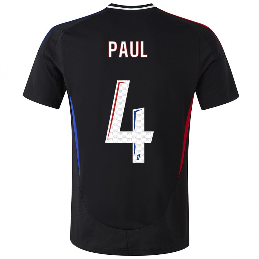 Niño Camiseta Paul Akouokou #4 Negro 2ª Equipación 2024/25 La Camisa Argentina