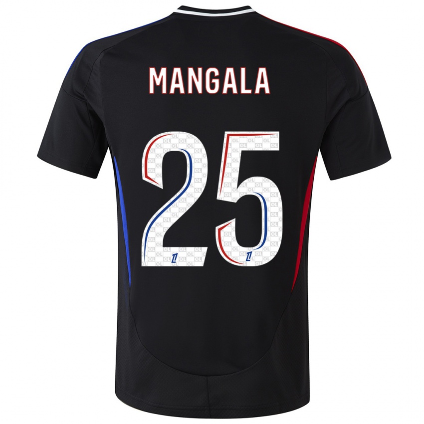 Niño Camiseta Orel Mangala #25 Negro 2ª Equipación 2024/25 La Camisa Argentina