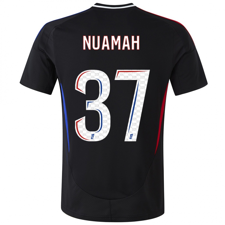 Niño Camiseta Ernest Nuamah #37 Negro 2ª Equipación 2024/25 La Camisa Argentina