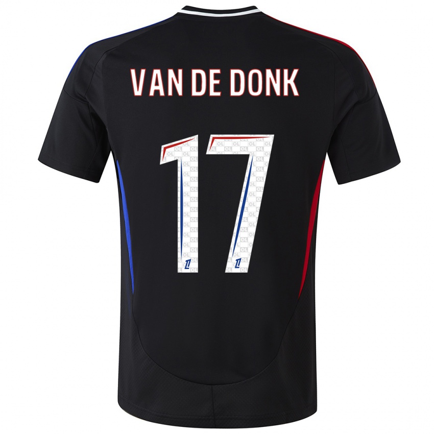 Niño Camiseta Danielle Van De Donk #17 Negro 2ª Equipación 2024/25 La Camisa Argentina