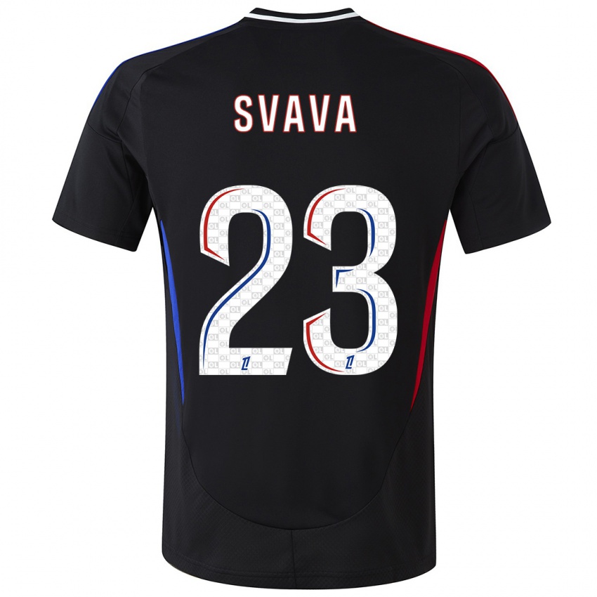 Niño Camiseta Sofie Svava #23 Negro 2ª Equipación 2024/25 La Camisa Argentina