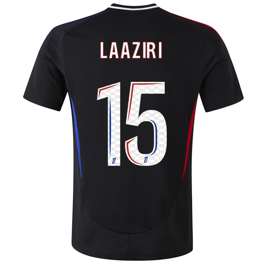 Niño Camiseta Achraf Laaziri #15 Negro 2ª Equipación 2024/25 La Camisa Argentina